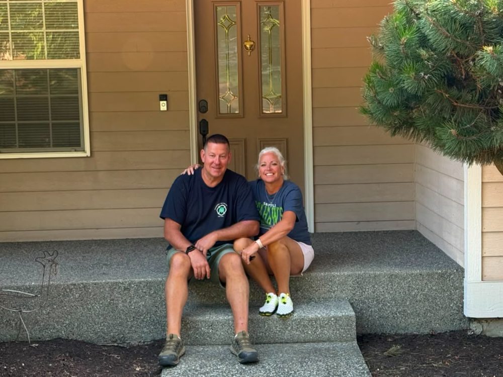 Joe Mulligan and his wife