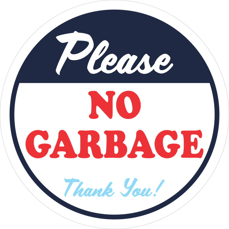 Please No Garbage - Thank You